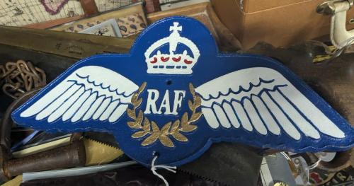 Vintage RAF Sign