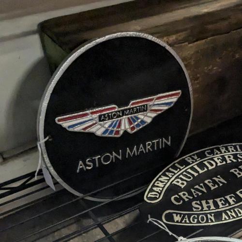 Vintage Aston Martin Sign