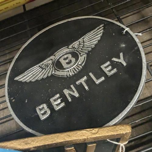 Vintage Bentley Sign